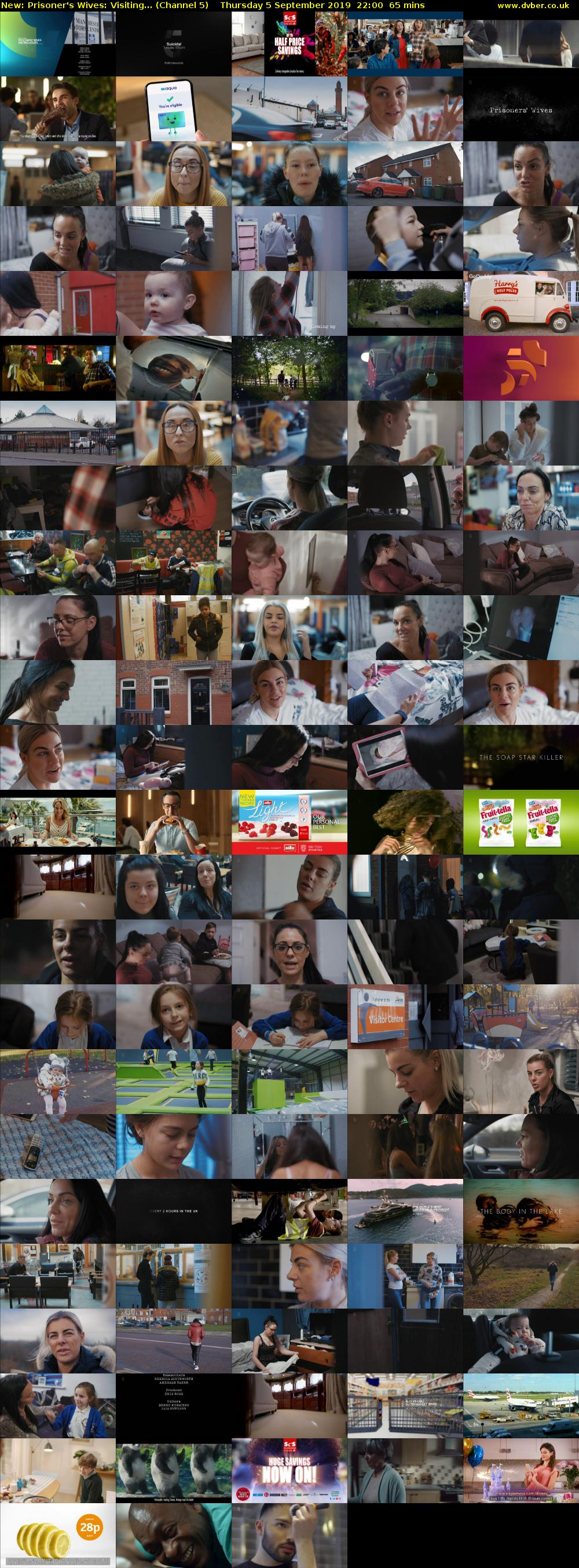 Prisoner's Wives: Visiting... (Channel 5) Thursday 5 September 2019 22:00 - 23:05