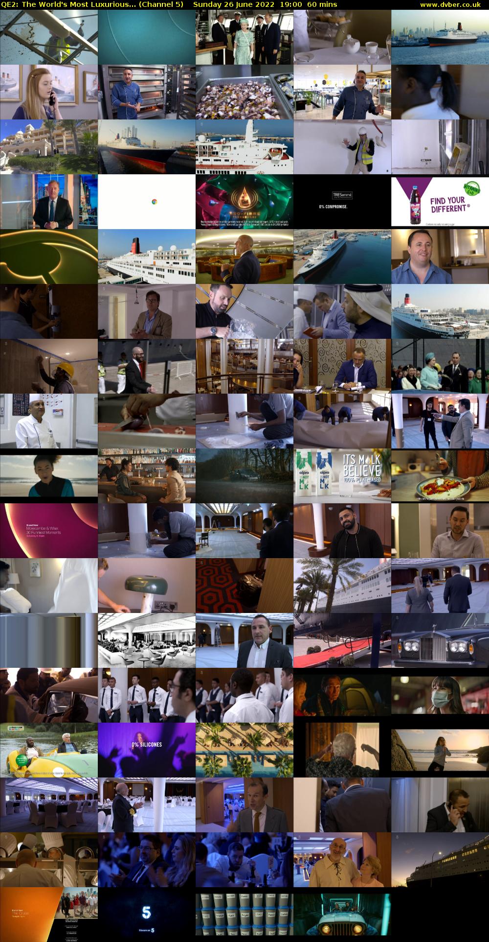 QE2: The World's Most Luxurious... (Channel 5) Sunday 26 June 2022 19:00 - 20:00