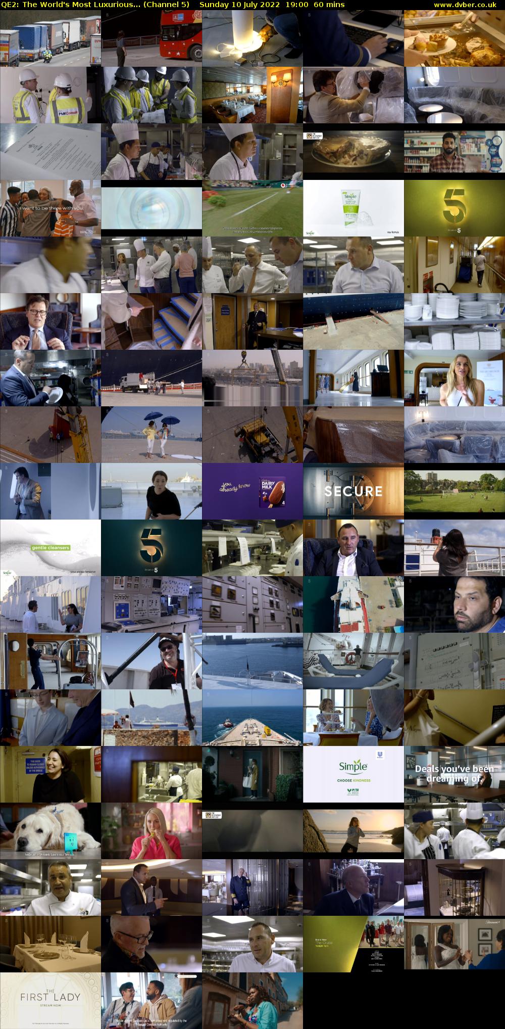 QE2: The World's Most Luxurious... (Channel 5) Sunday 10 July 2022 19:00 - 20:00