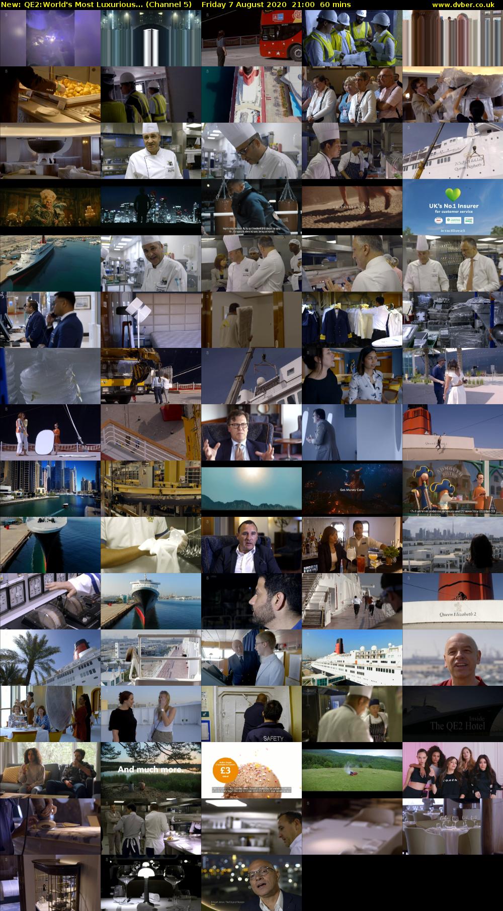 QE2:World's Most Luxurious... (Channel 5) Friday 7 August 2020 21:00 - 22:00