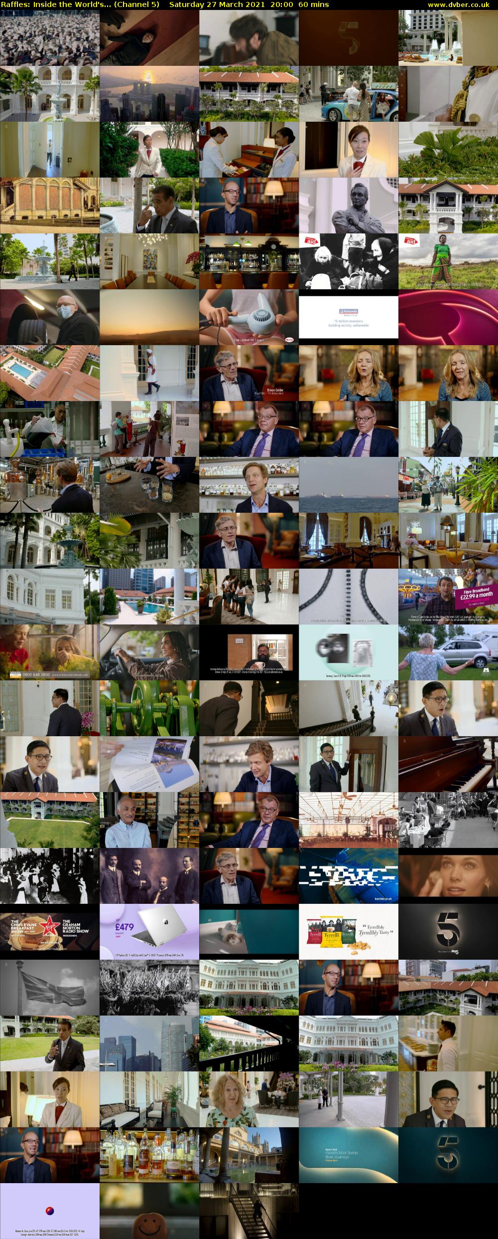 Raffles: Inside the World's... (Channel 5) Saturday 27 March 2021 20:00 - 21:00