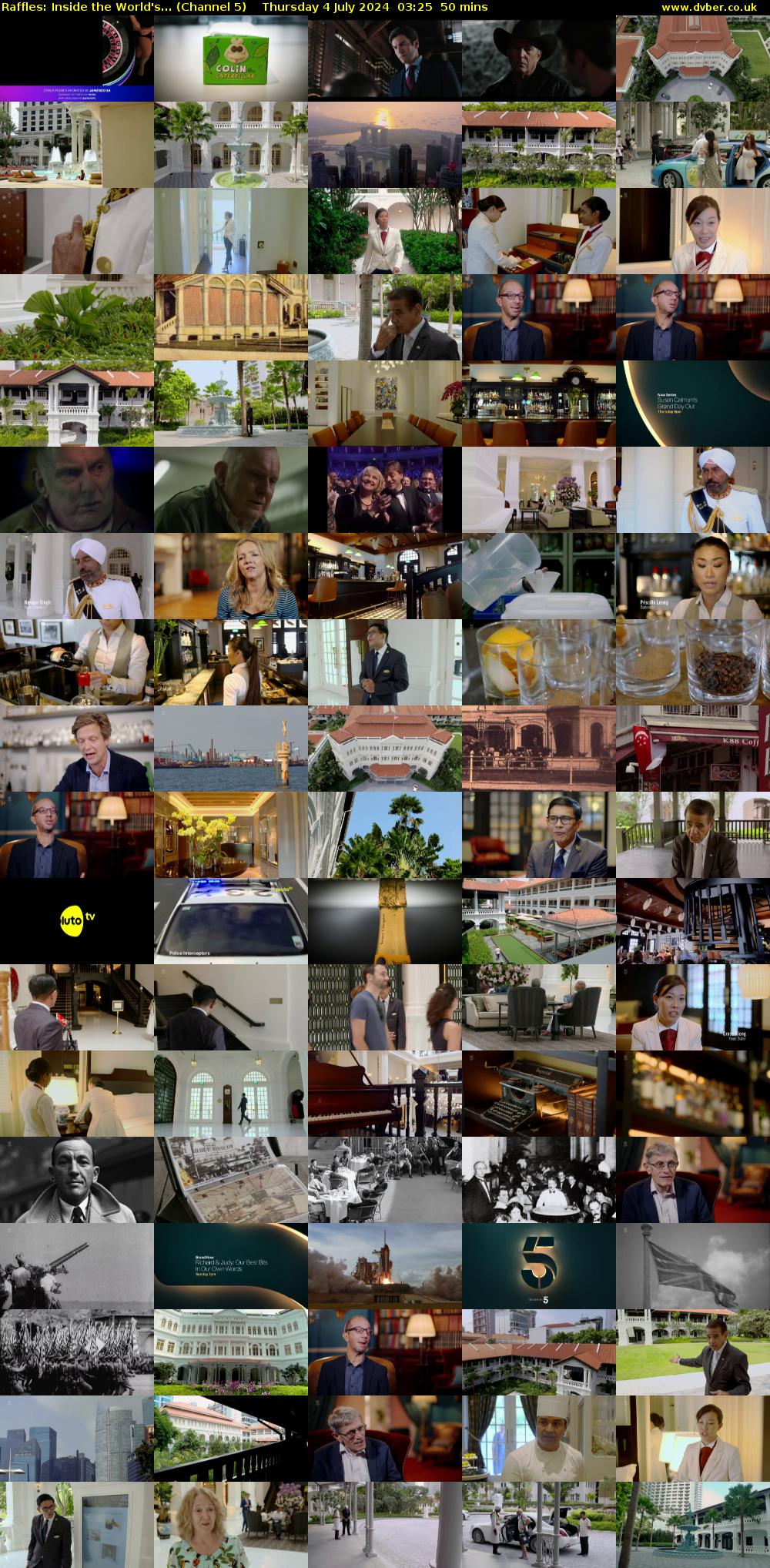 Raffles: Inside the World's... (Channel 5) Thursday 4 July 2024 03:25 - 04:15