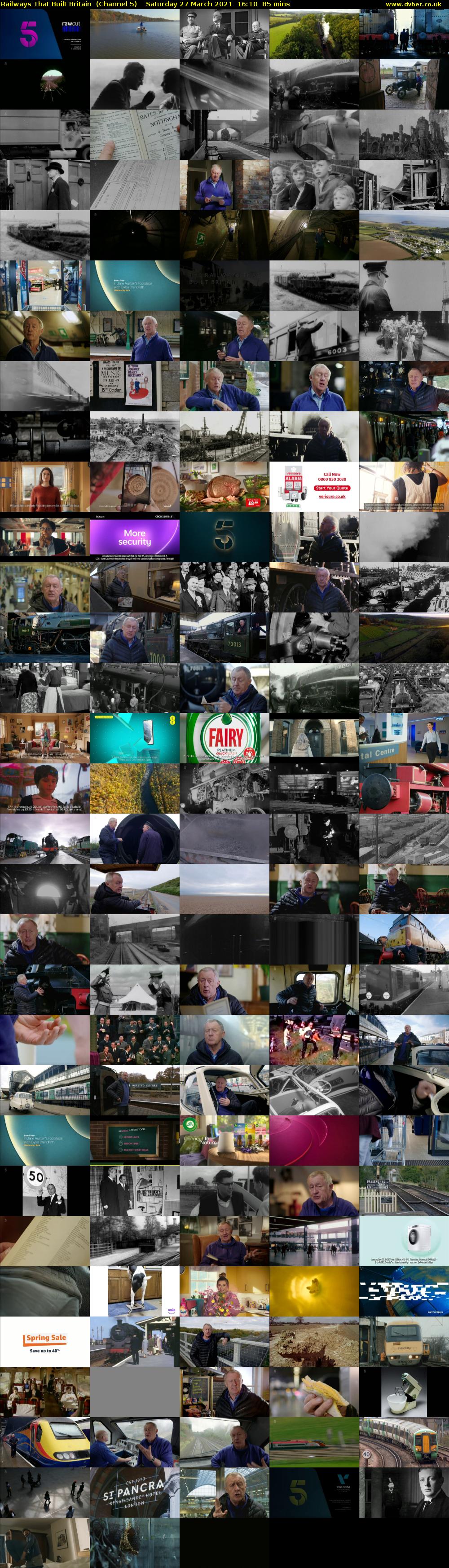 Railways That Built Britain  (Channel 5) Saturday 27 March 2021 16:10 - 17:35