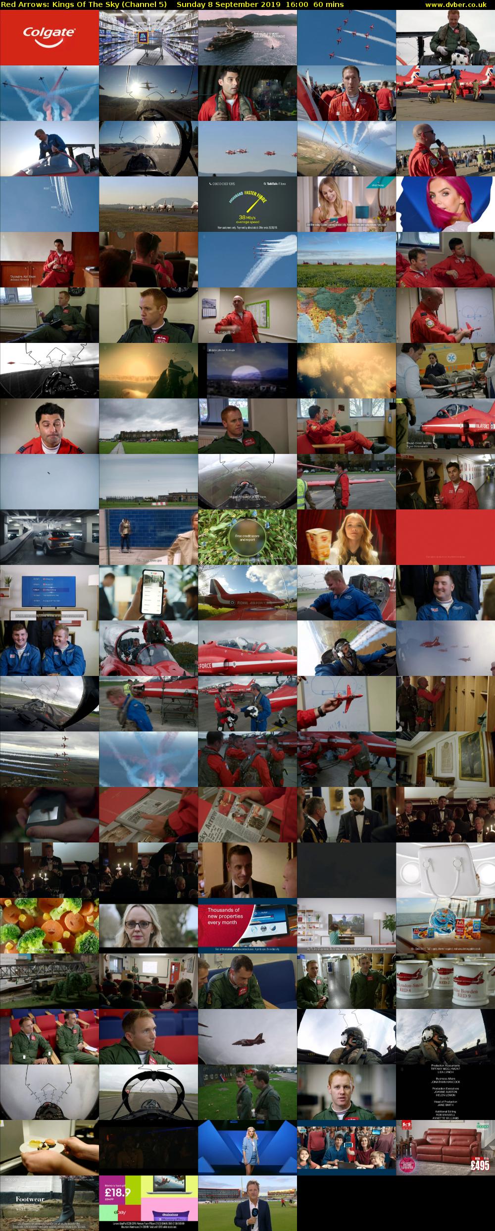 Red Arrows: Kings Of The Sky (Channel 5) Sunday 8 September 2019 16:00 - 17:00