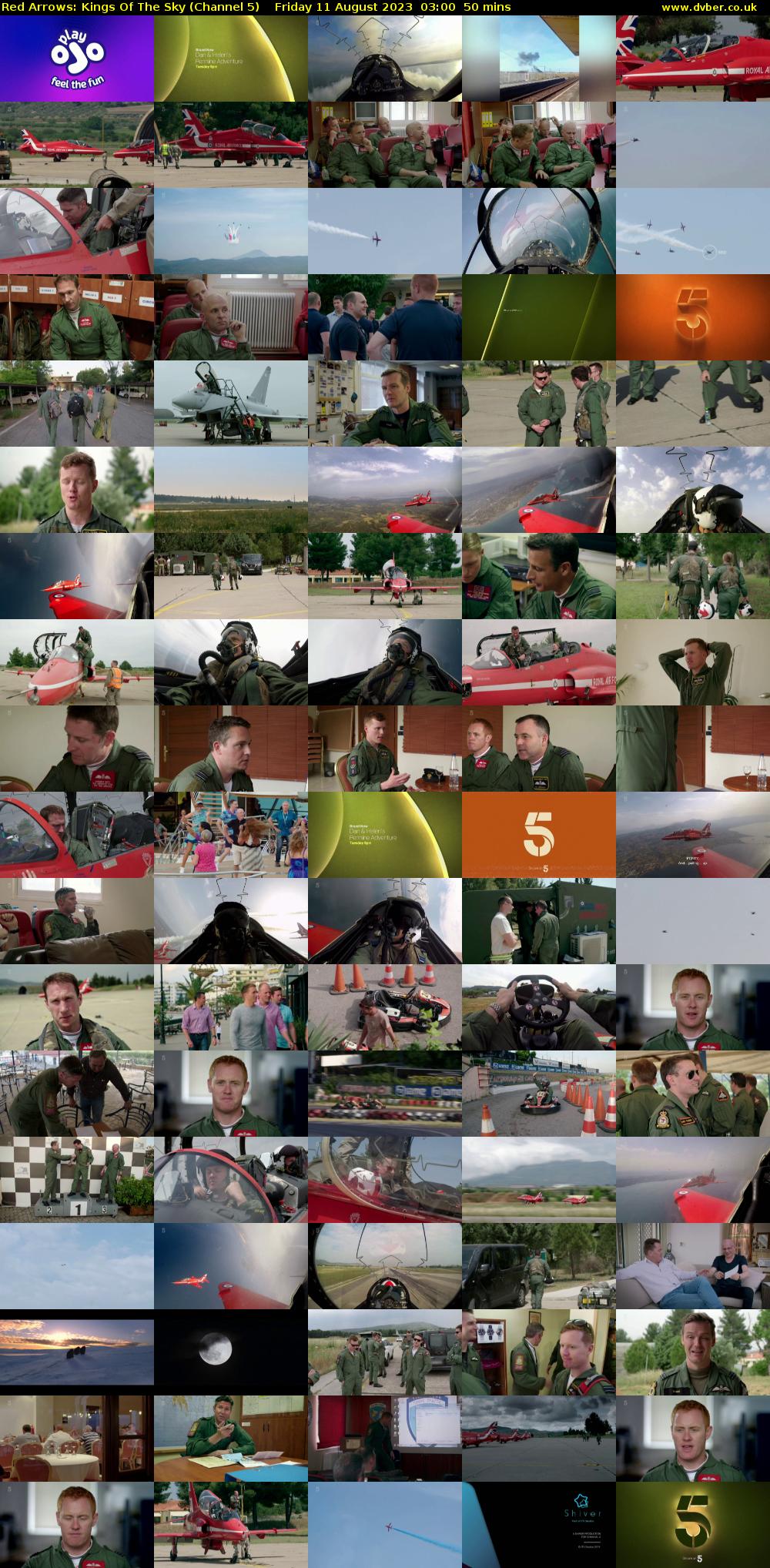 Red Arrows: Kings Of The Sky (Channel 5) Friday 11 August 2023 03:00 - 03:50