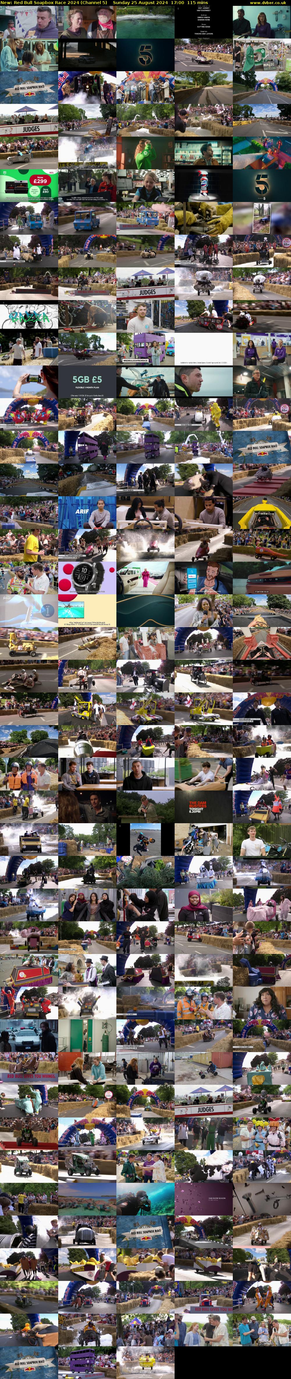 Red Bull Soapbox Race 2024 (Channel 5) Sunday 25 August 2024 17:00 - 18:55