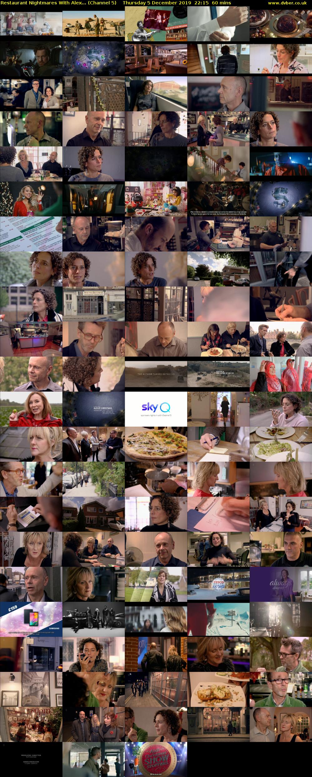 Restaurant NIghtmares With Alex... (Channel 5) Thursday 5 December 2019 22:15 - 23:15