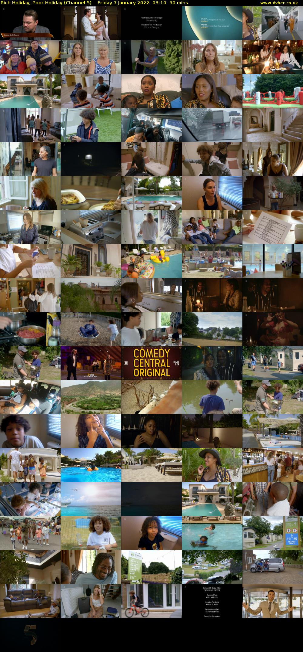 Rich Holiday, Poor Holiday (Channel 5) Friday 7 January 2022 03:10 - 04:00