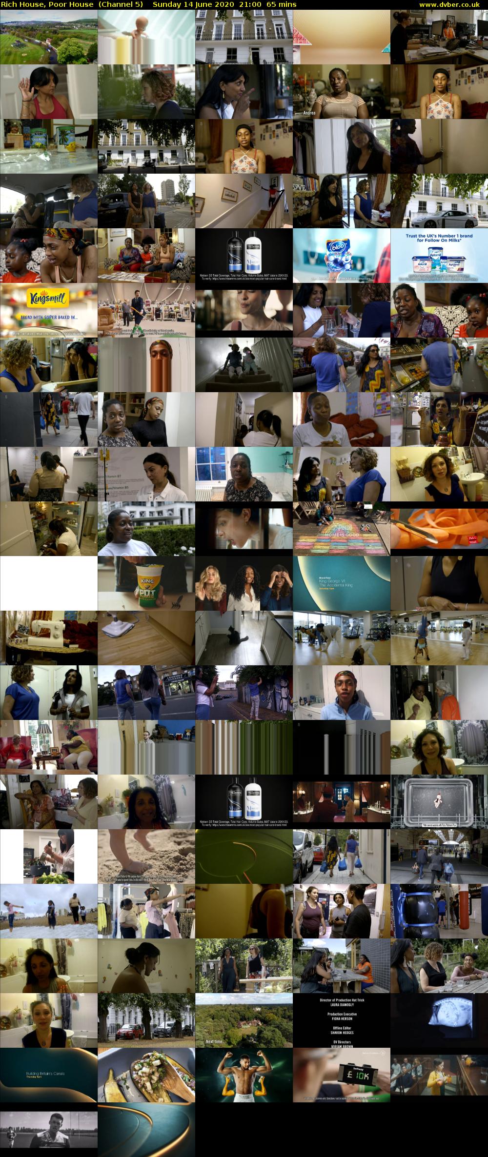 Rich House, Poor House  (Channel 5) Sunday 14 June 2020 21:00 - 22:05