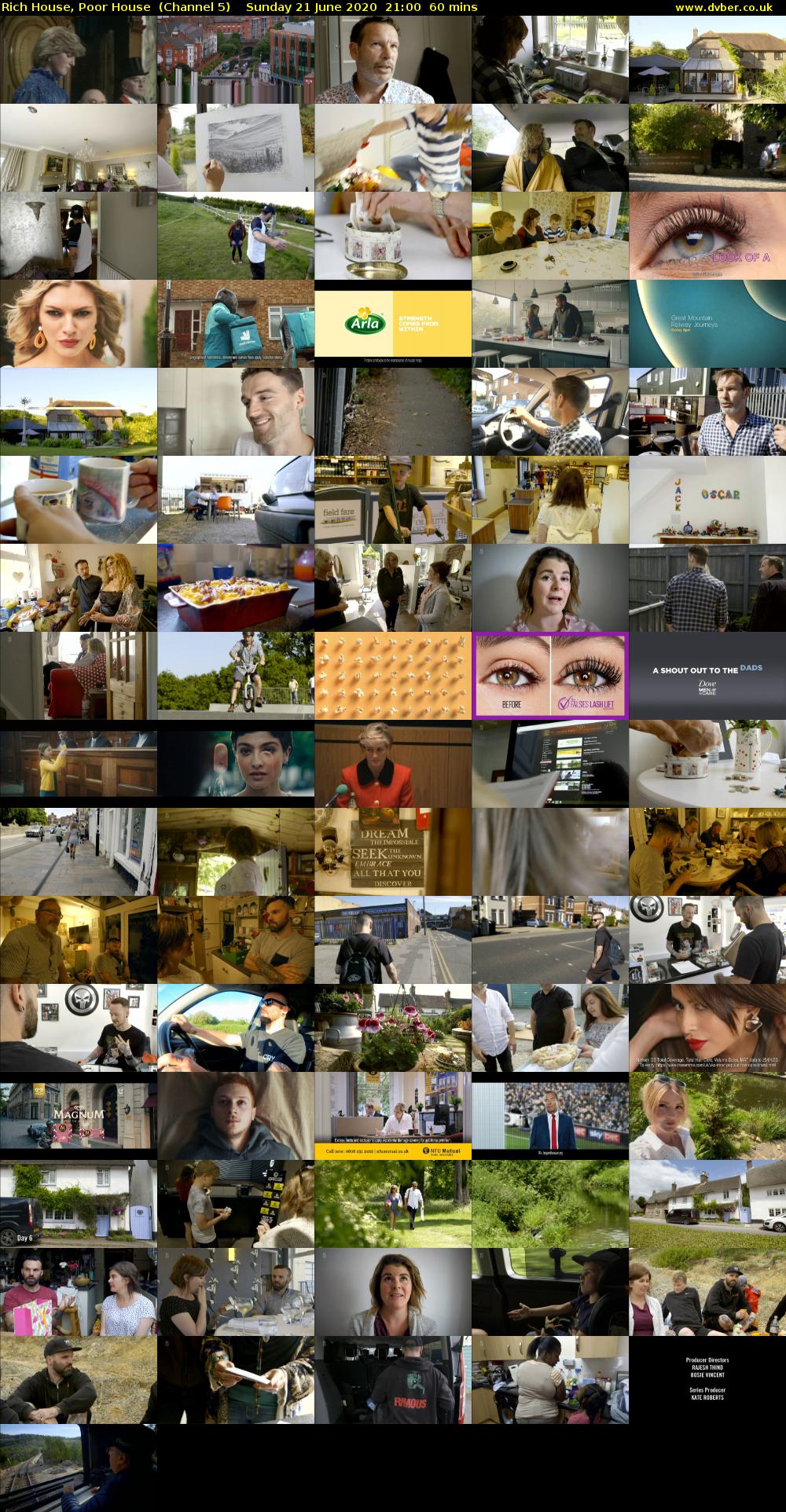 Rich House, Poor House  (Channel 5) Sunday 21 June 2020 21:00 - 22:00