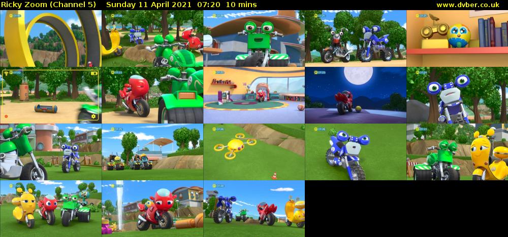 Ricky Zoom (Channel 5) Sunday 11 April 2021 07:20 - 07:30