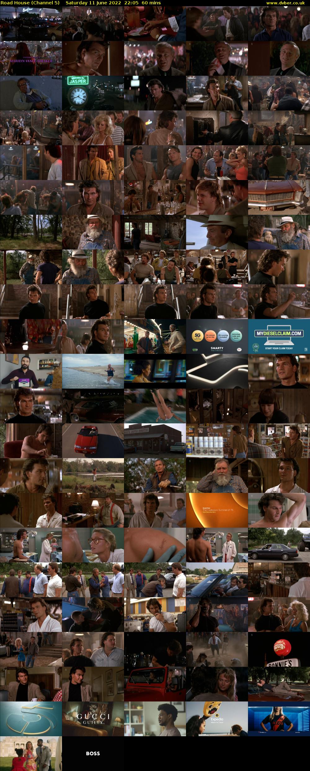 Road House (Channel 5) Saturday 11 June 2022 22:05 - 23:05