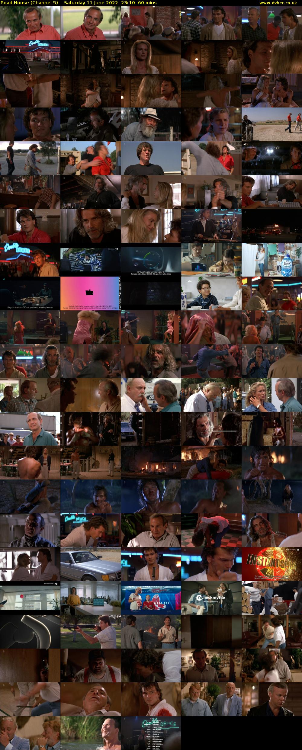 Road House (Channel 5) Saturday 11 June 2022 23:10 - 00:10