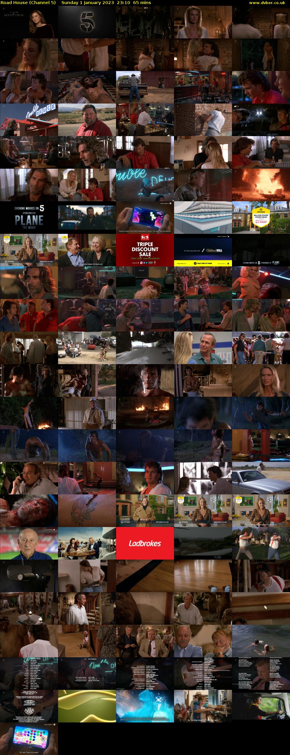 Road House (Channel 5) Sunday 1 January 2023 23:10 - 00:15