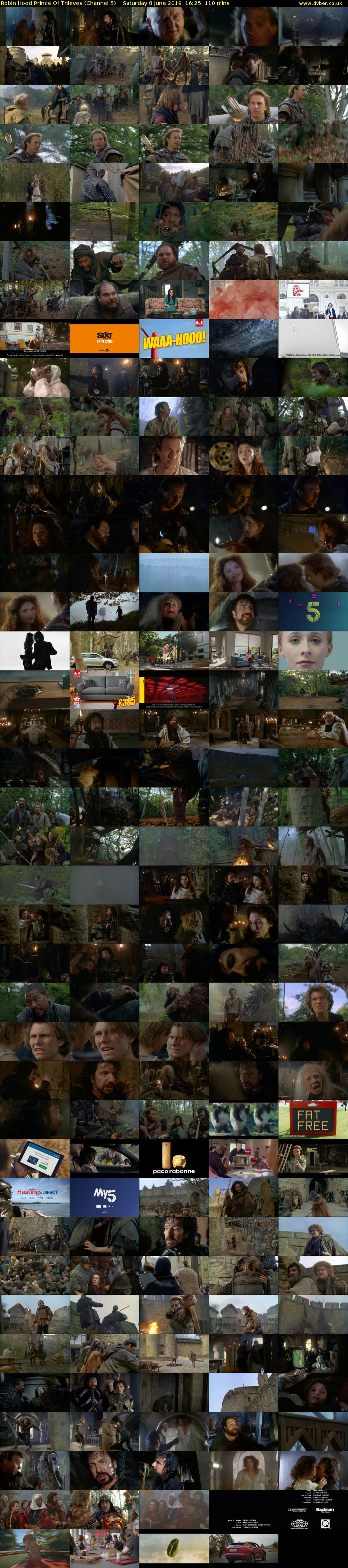 Robin Hood Prince Of Thieves (Channel 5) Saturday 8 June 2019 16:25 - 18:15
