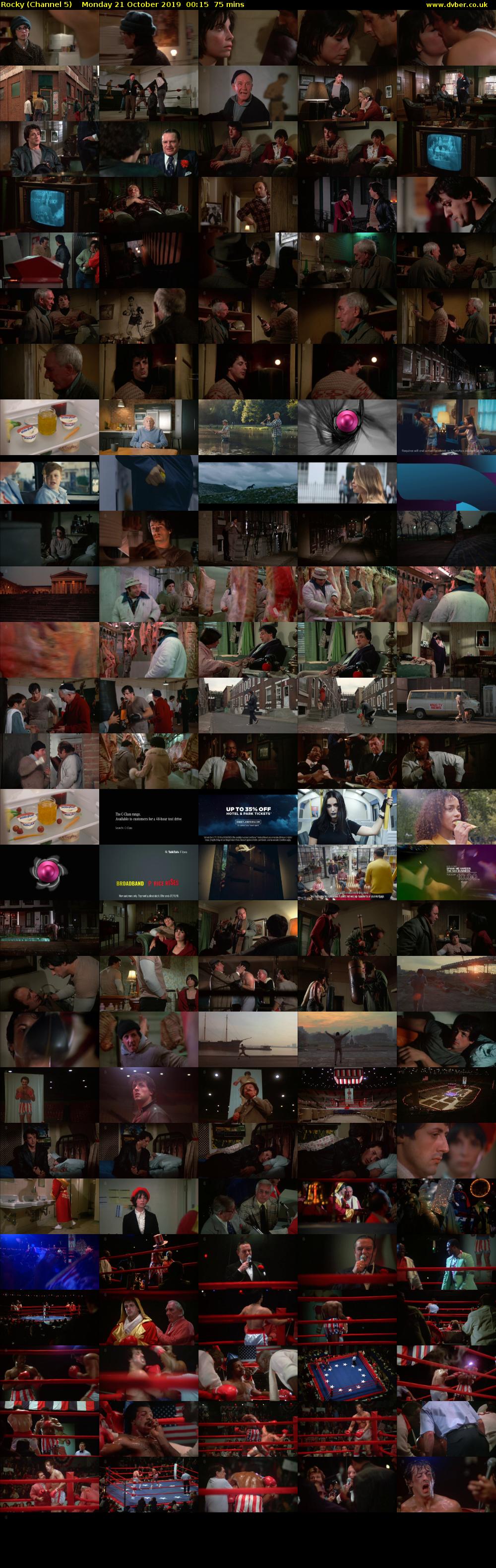 Rocky (Channel 5) Monday 21 October 2019 00:15 - 01:30