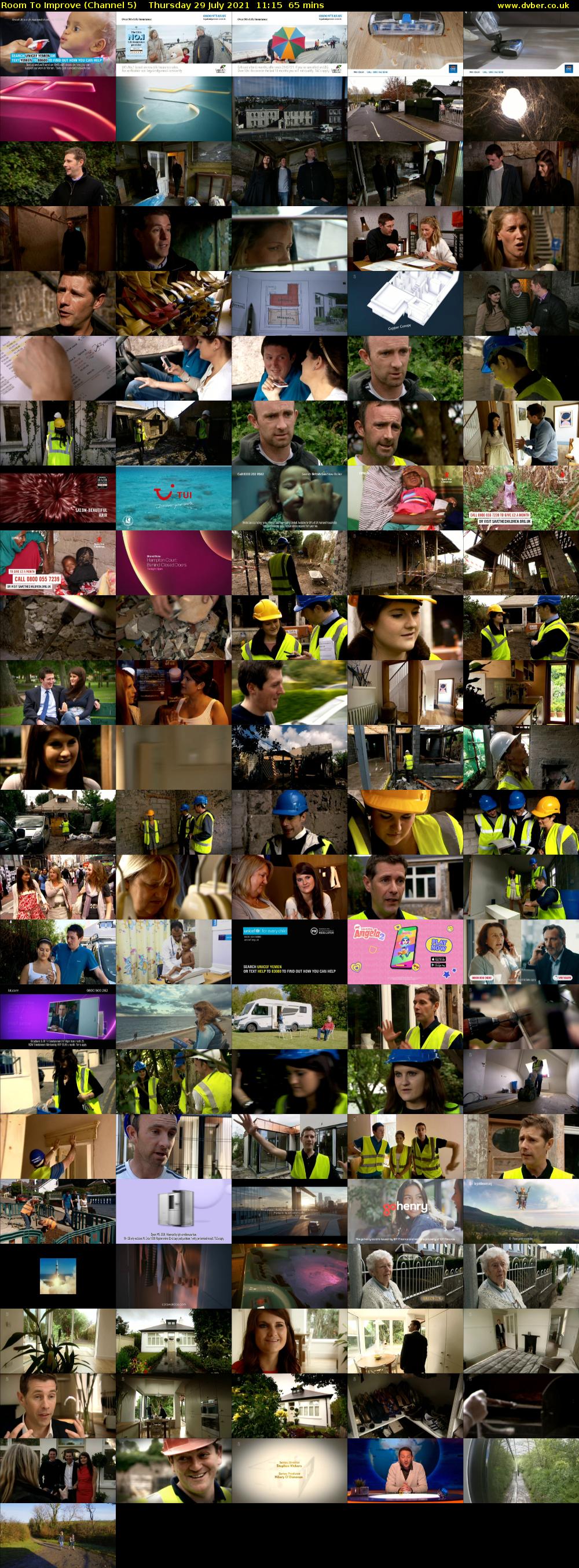 Room To Improve (Channel 5) Thursday 29 July 2021 11:15 - 12:20