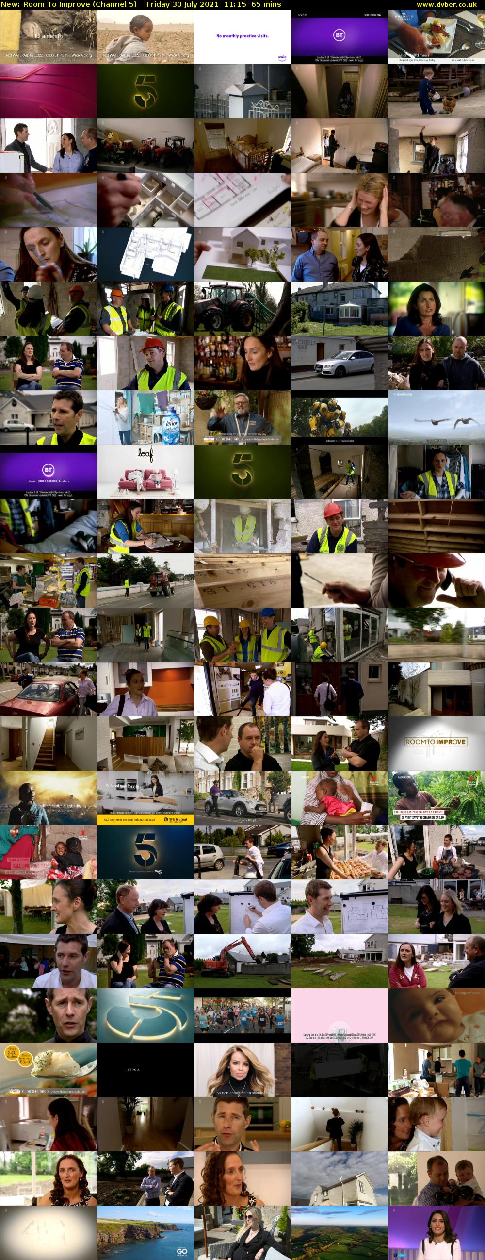 Room To Improve (Channel 5) Friday 30 July 2021 11:15 - 12:20