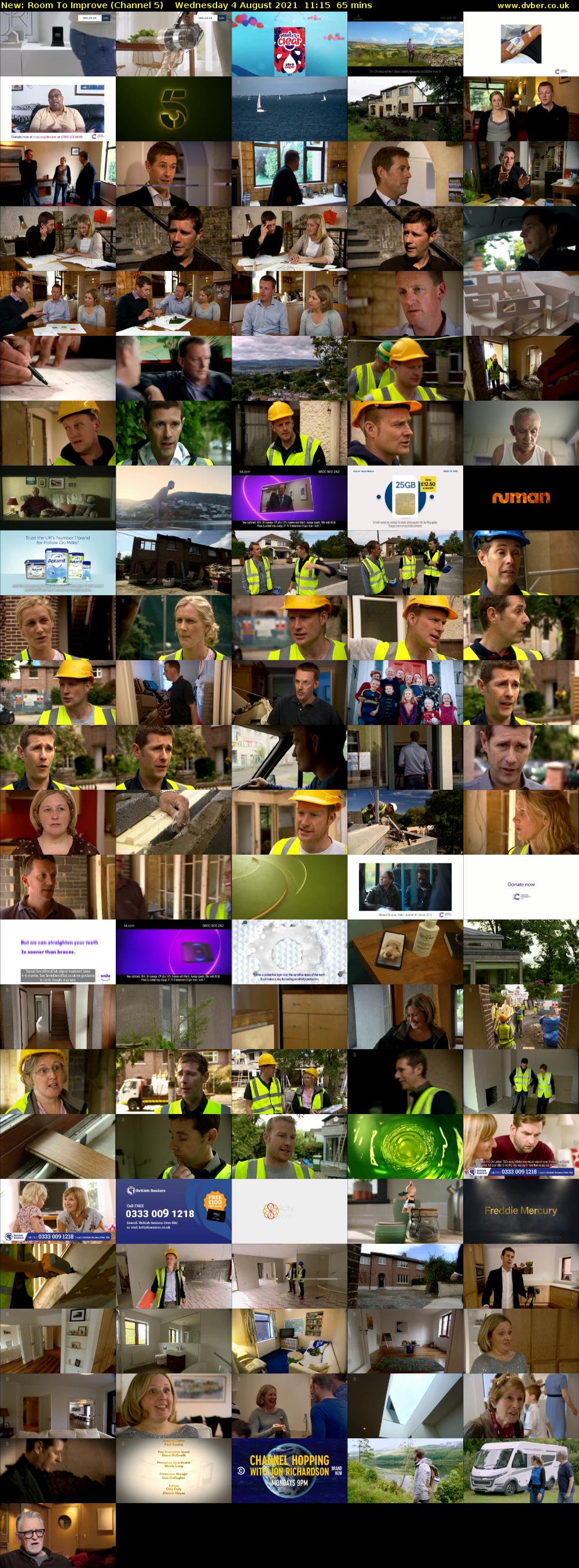 Room To Improve (Channel 5) Wednesday 4 August 2021 11:15 - 12:20