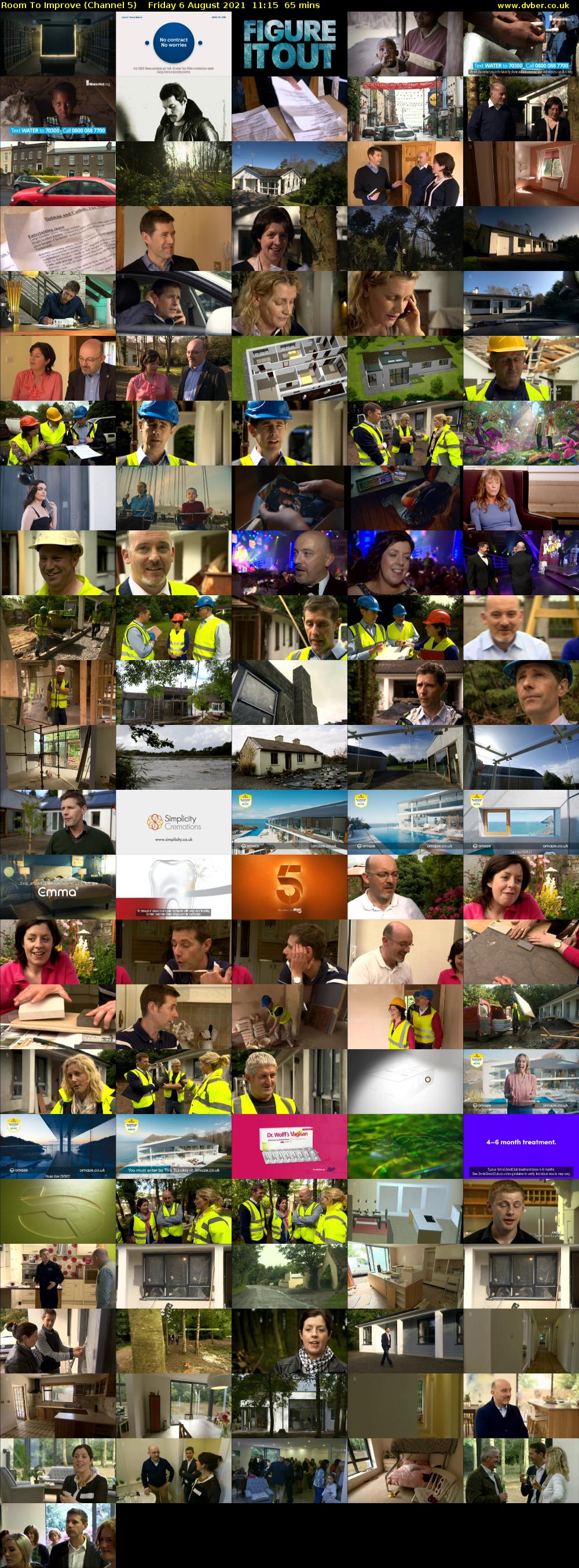 Room To Improve (Channel 5) Friday 6 August 2021 11:15 - 12:20