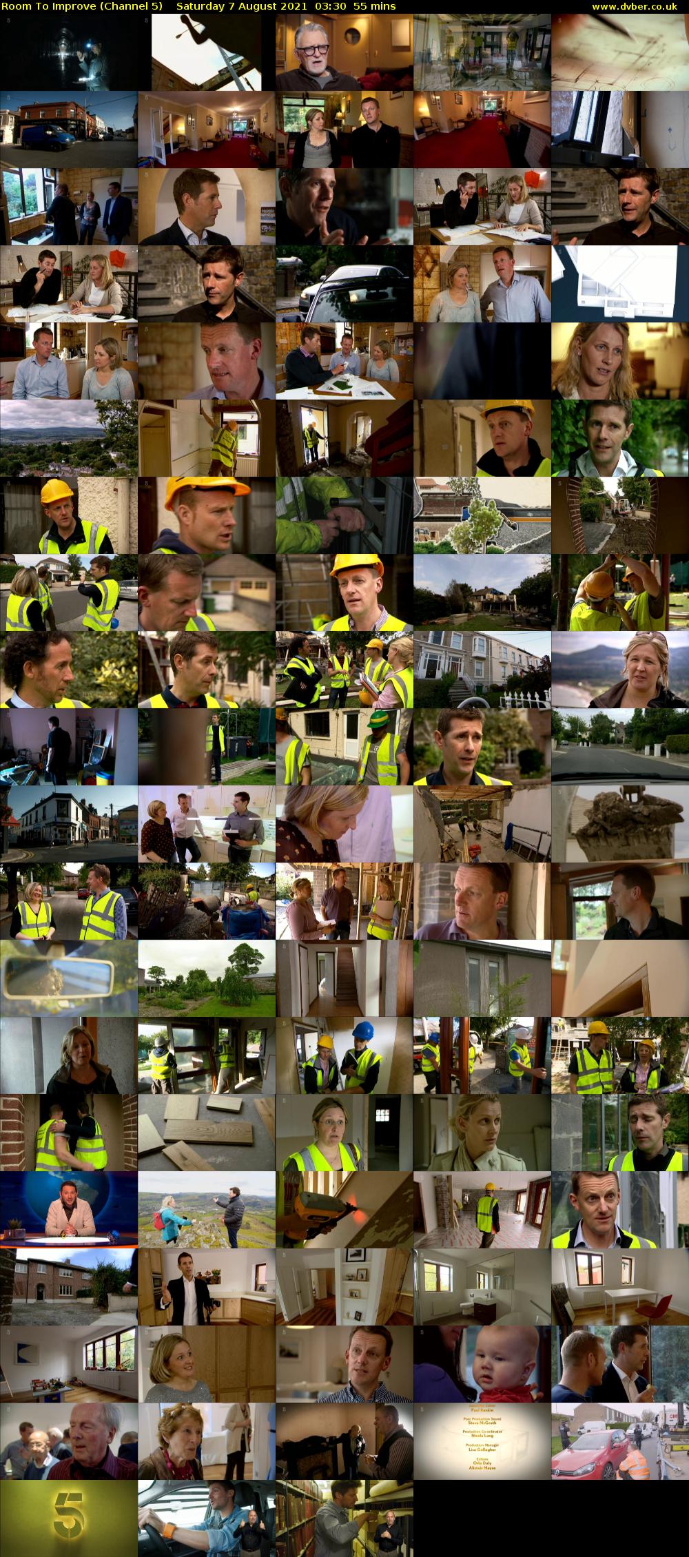 Room To Improve (Channel 5) Saturday 7 August 2021 03:30 - 04:25