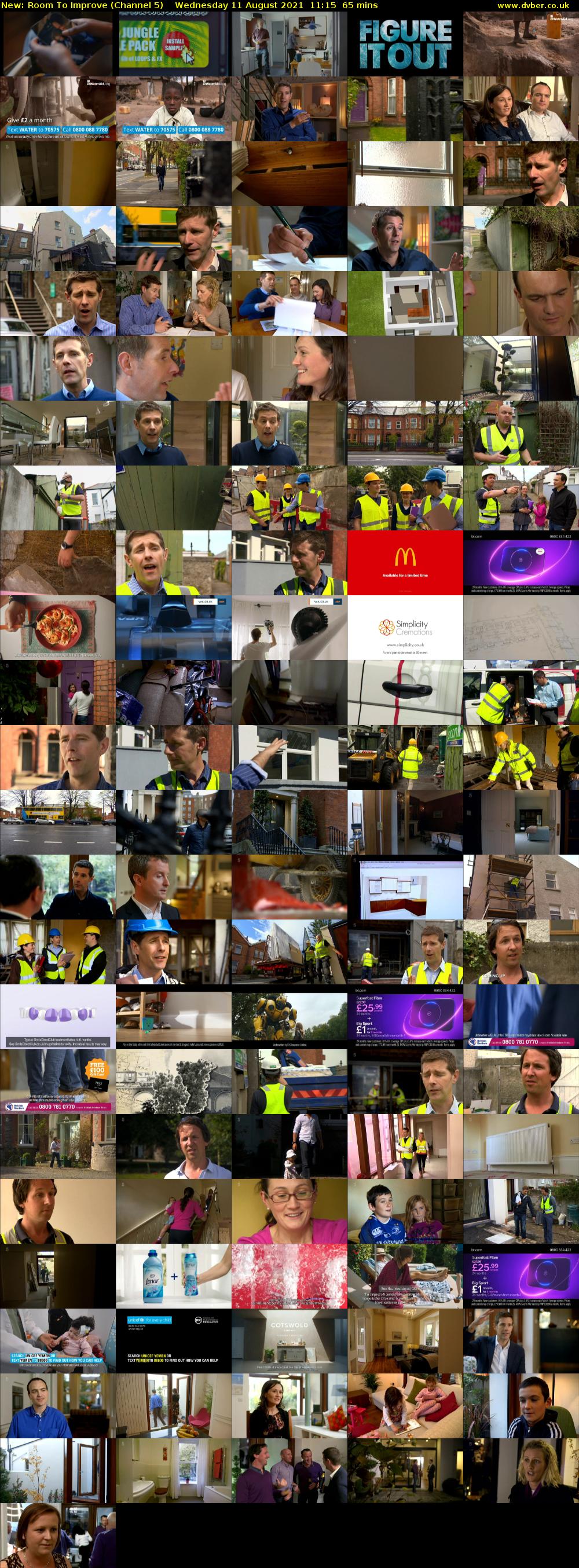 Room To Improve (Channel 5) Wednesday 11 August 2021 11:15 - 12:20