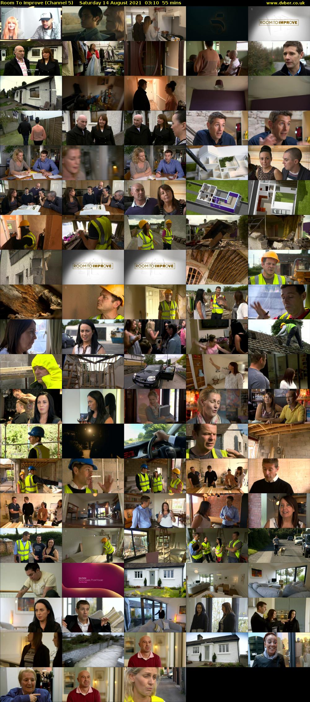 Room To Improve (Channel 5) Saturday 14 August 2021 03:10 - 04:05