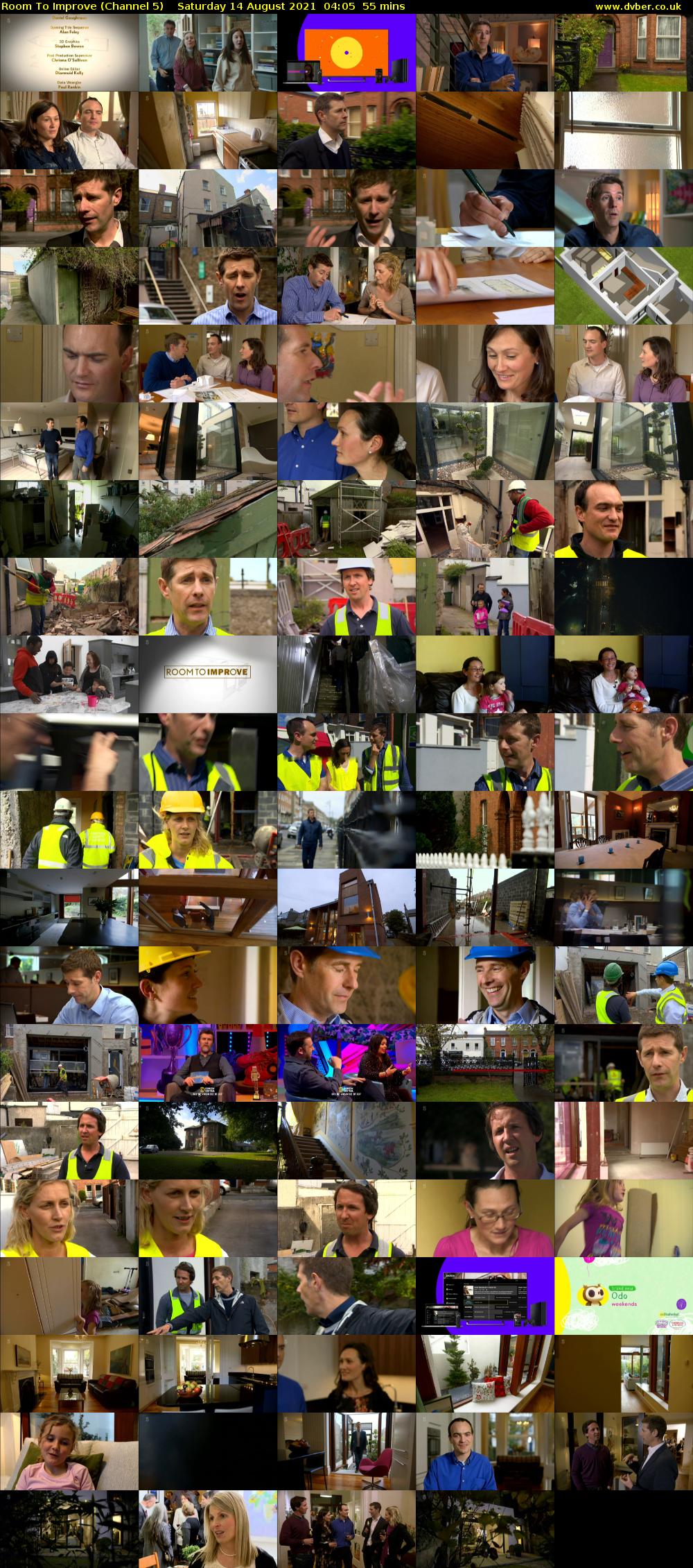 Room To Improve (Channel 5) Saturday 14 August 2021 04:05 - 05:00