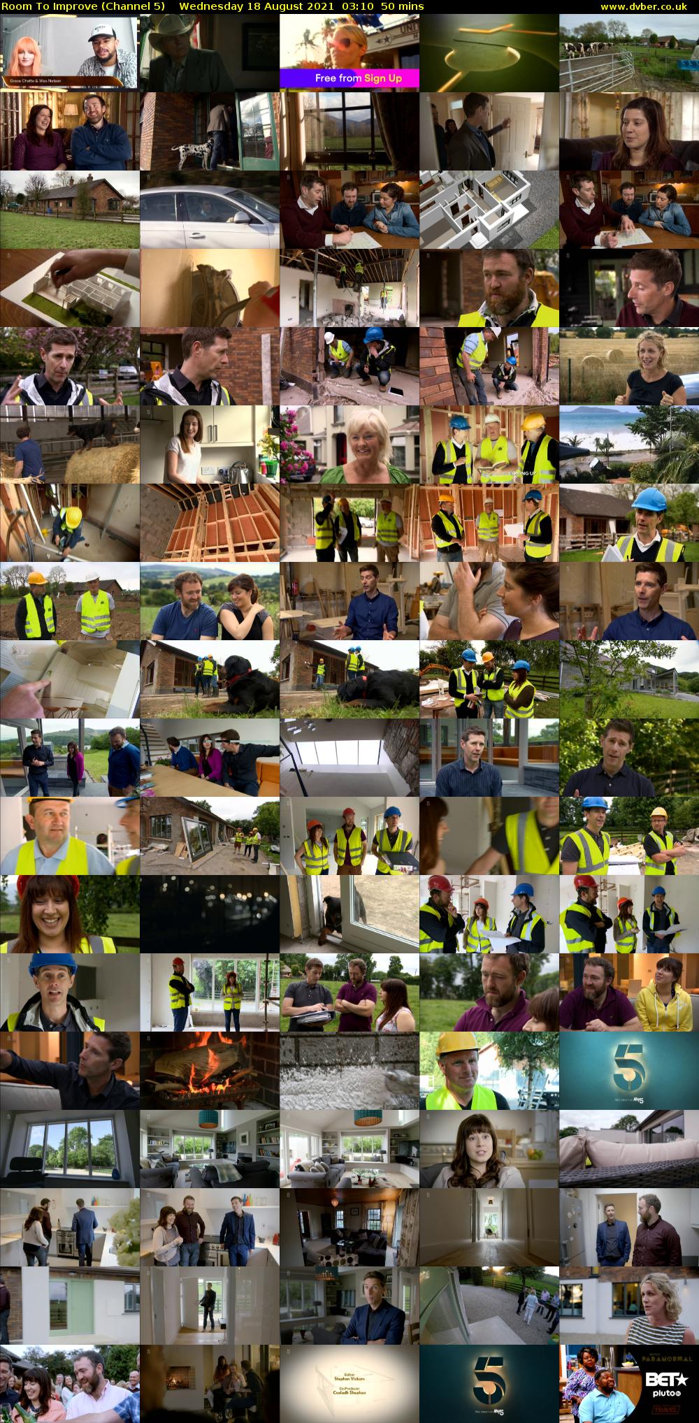 Room To Improve (Channel 5) Wednesday 18 August 2021 03:10 - 04:00