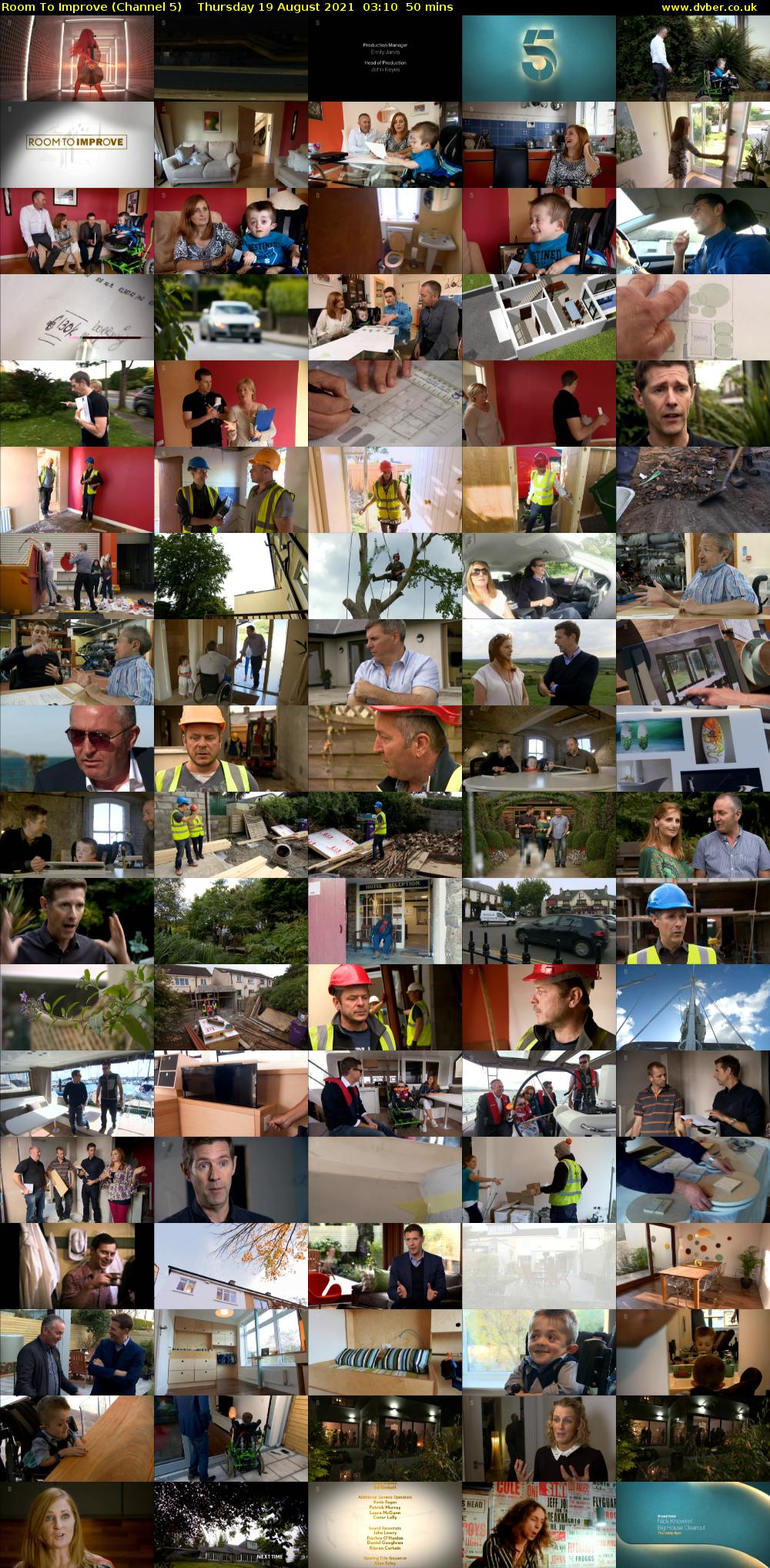 Room To Improve (Channel 5) Thursday 19 August 2021 03:10 - 04:00