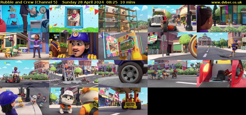 Rubble and Crew (Channel 5) Sunday 28 April 2024 08:25 - 08:35