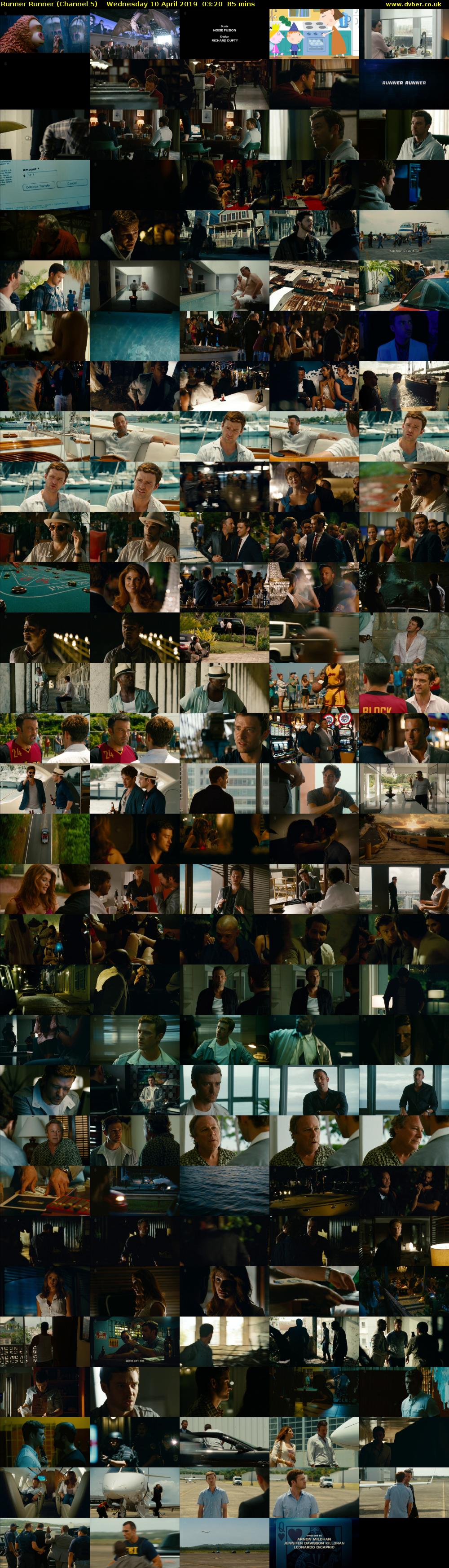 Runner Runner (Channel 5) Wednesday 10 April 2019 03:20 - 04:45