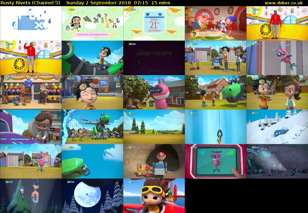 Rusty Rivets (Channel 5) Sunday 2 September 2018 07:15 - 07:30
