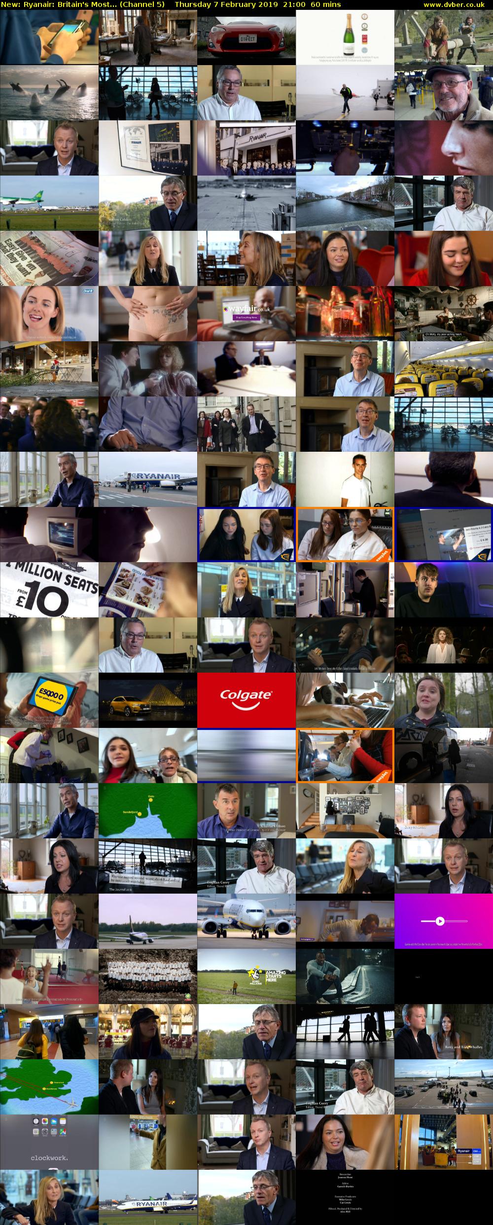 Ryanair: Britain's Most... (Channel 5) Thursday 7 February 2019 21:00 - 22:00