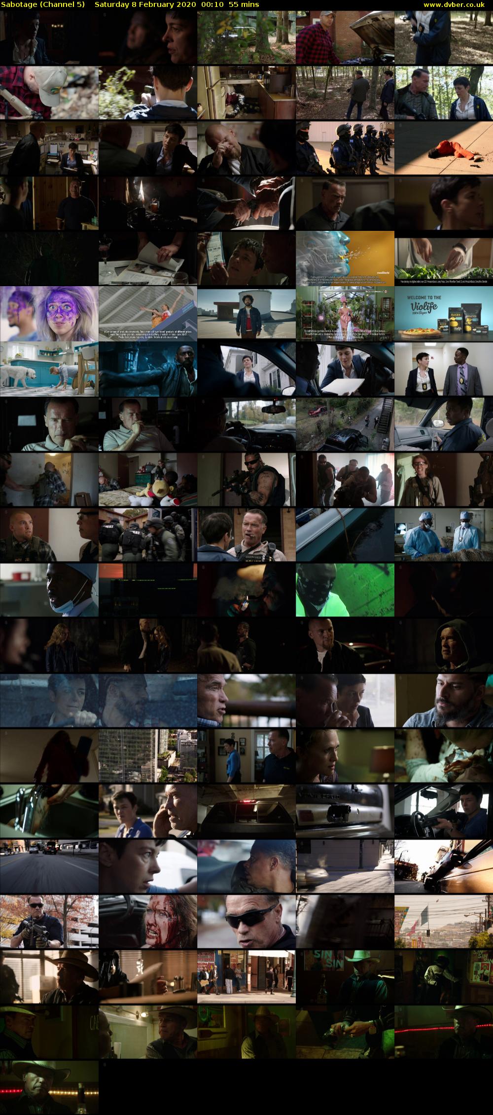 Sabotage (Channel 5) Saturday 8 February 2020 00:10 - 01:05