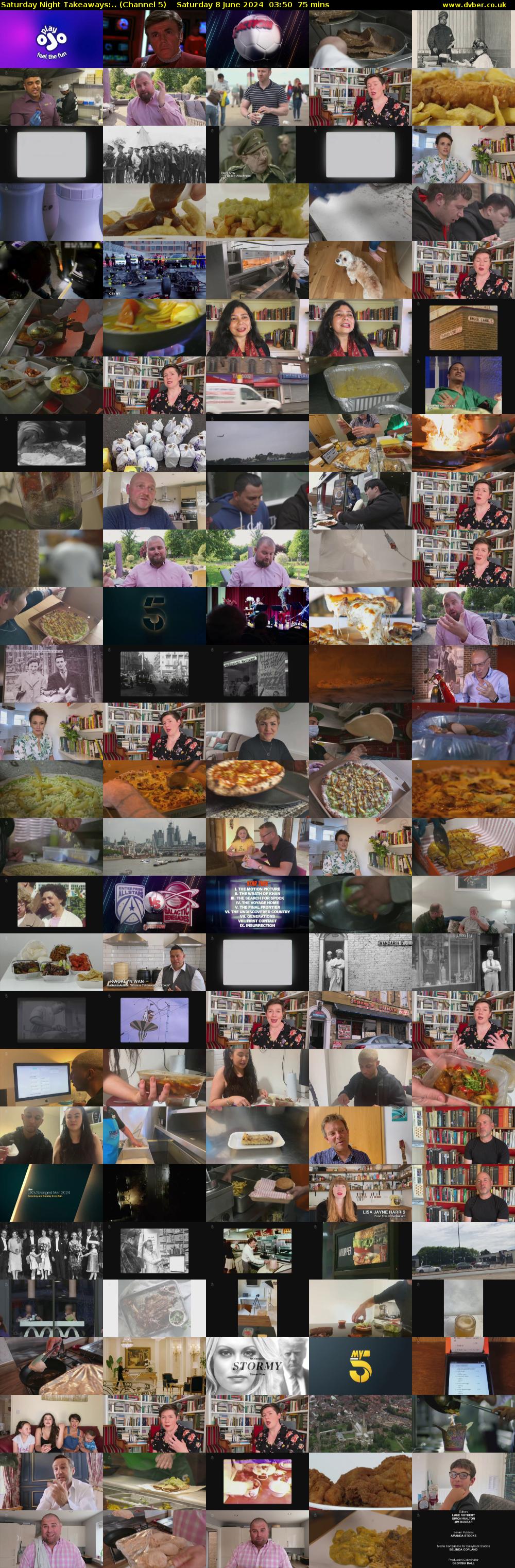 Saturday Night Takeaways:.. (Channel 5) Saturday 8 June 2024 03:50 - 05:05