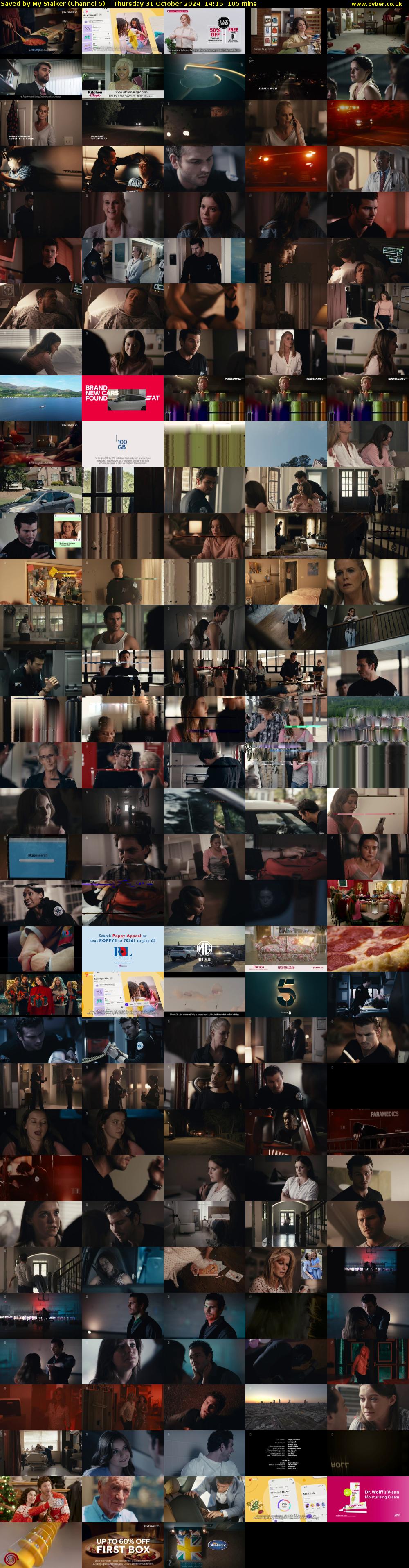 Saved By My Stalker (Channel 5) Thursday 31 October 2024 14:15 - 16:00
