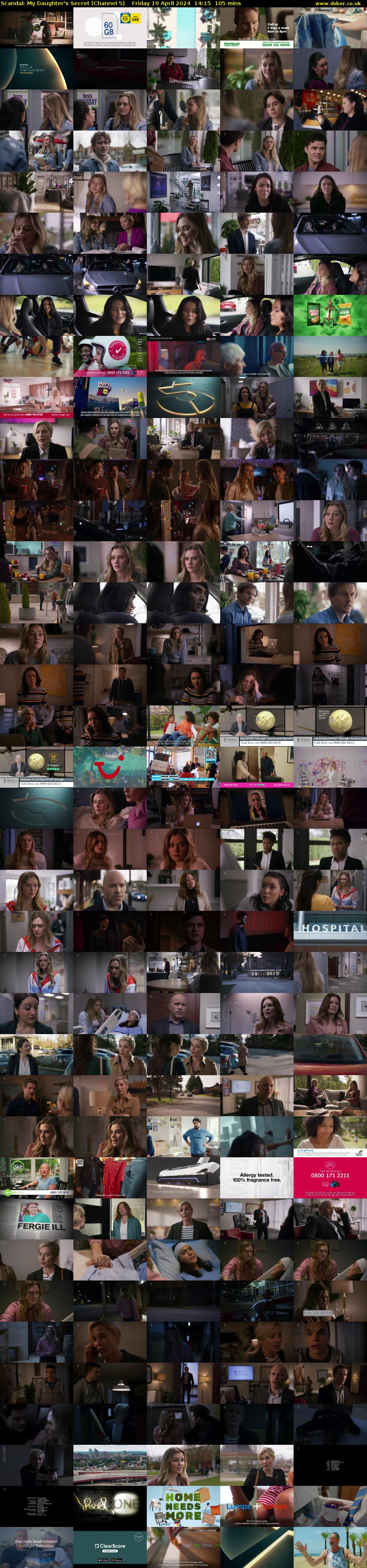 Scandal: My Daughter's Secret (Channel 5) Friday 19 April 2024 14:15 - 16:00