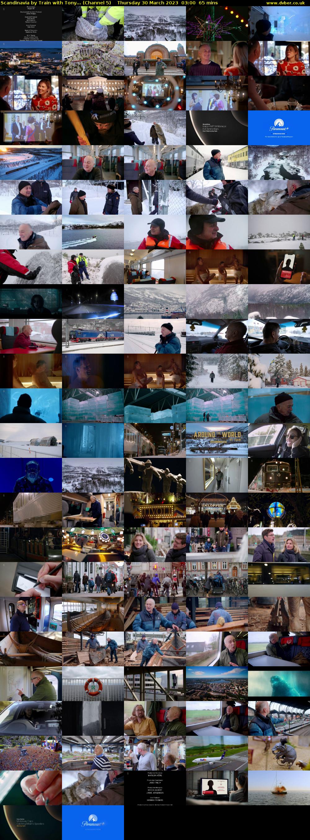 Scandinavia by Train with Tony... (Channel 5) Thursday 30 March 2023 03:00 - 04:05