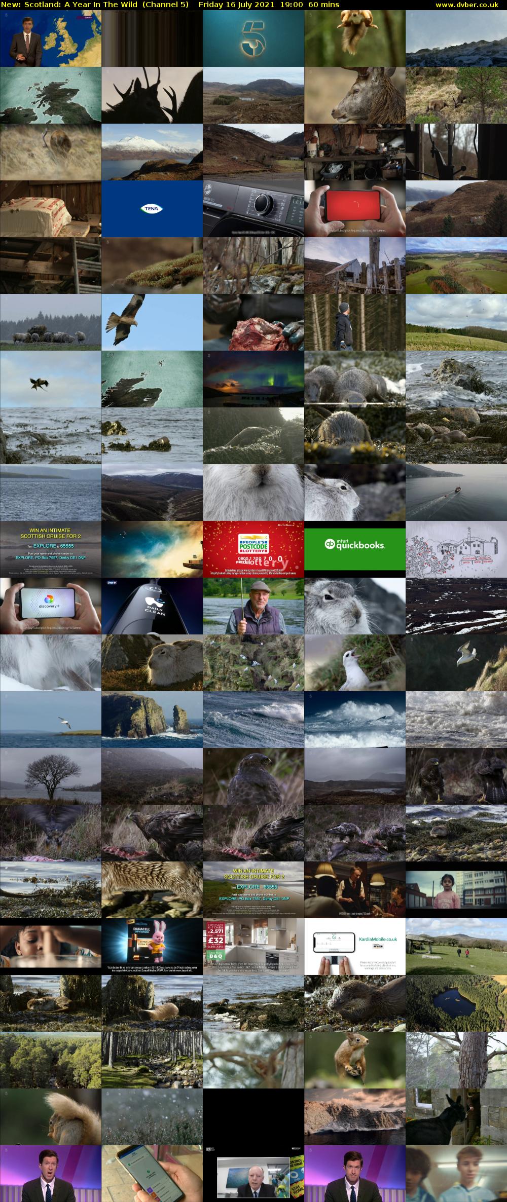 Scotland: A Year In The Wild (Channel 5) Friday 16 July 2021 19:00 - 20:00