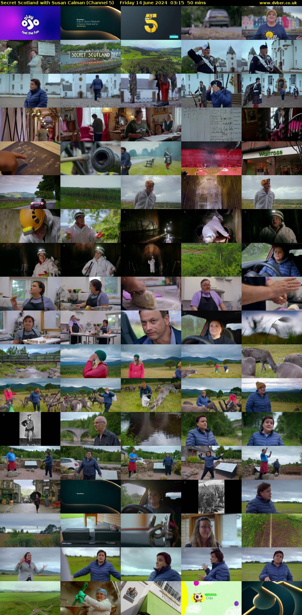 Secret Scotland with Susan Calman (Channel 5) Friday 14 June 2024 03:15 - 04:05