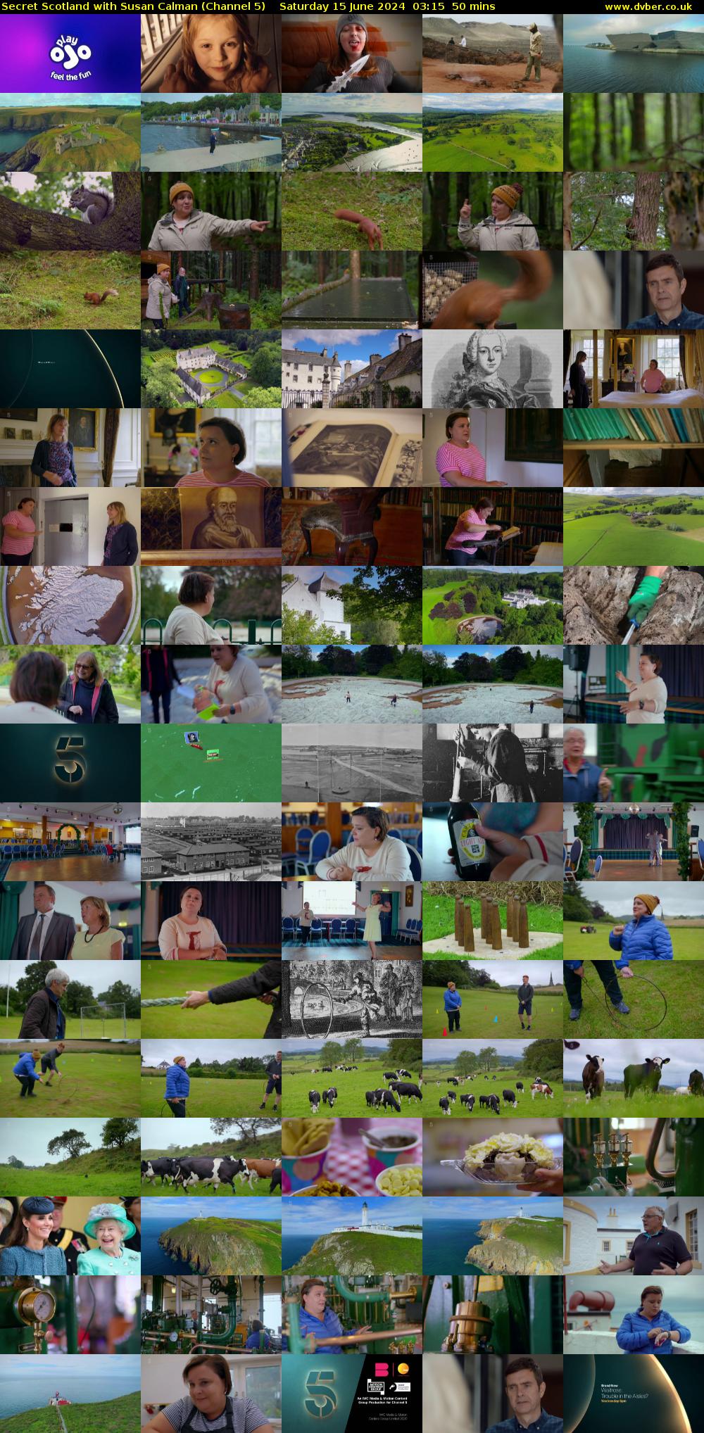 Secret Scotland with Susan Calman (Channel 5) Saturday 15 June 2024 03:15 - 04:05