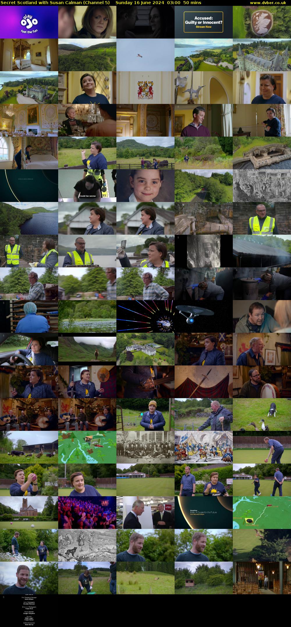 Secret Scotland with Susan Calman (Channel 5) Sunday 16 June 2024 03:00 - 03:50