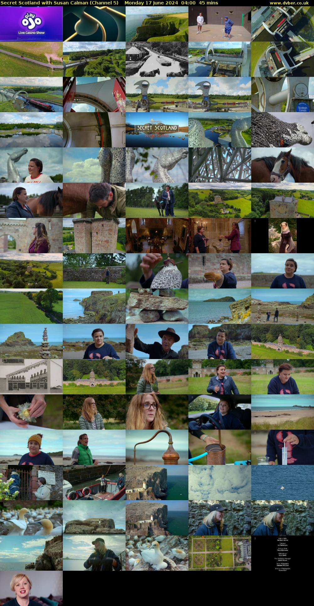 Secret Scotland with Susan Calman (Channel 5) Monday 17 June 2024 04:00 - 04:45