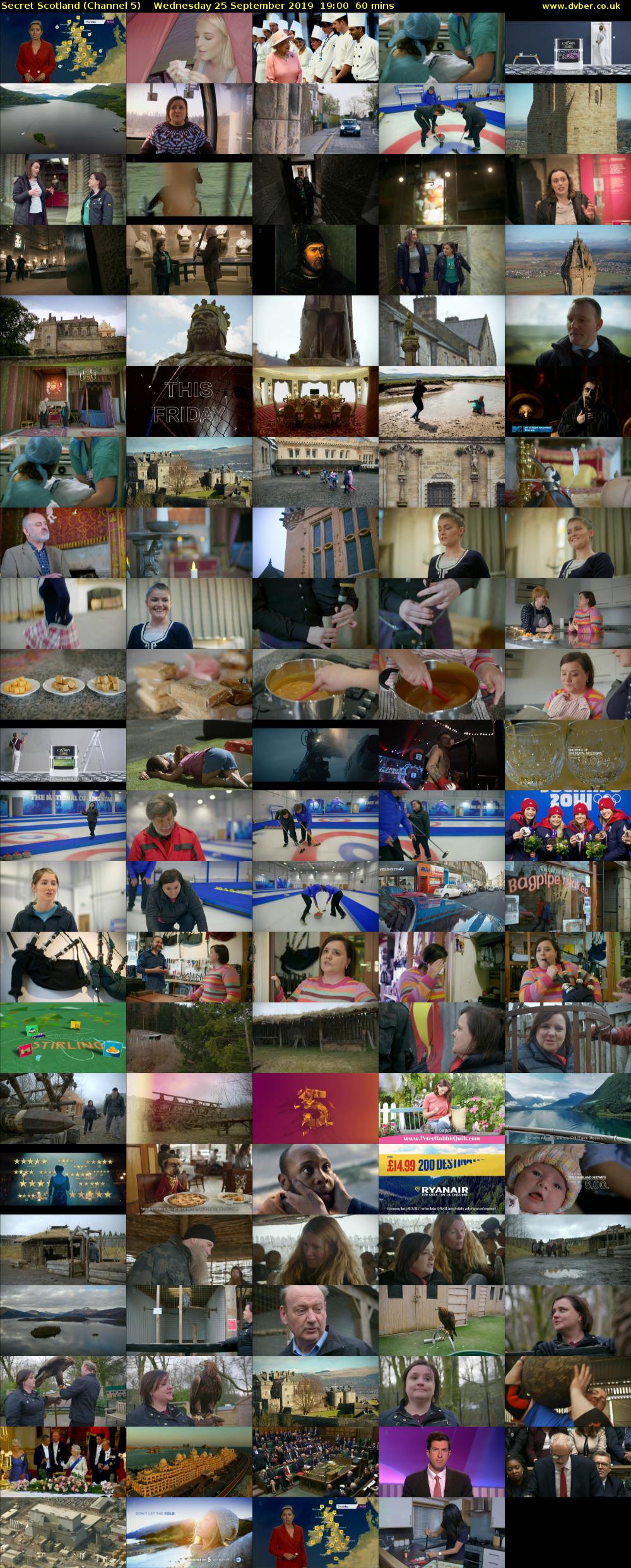 Secret Scotland (Channel 5) Wednesday 25 September 2019 19:00 - 20:00