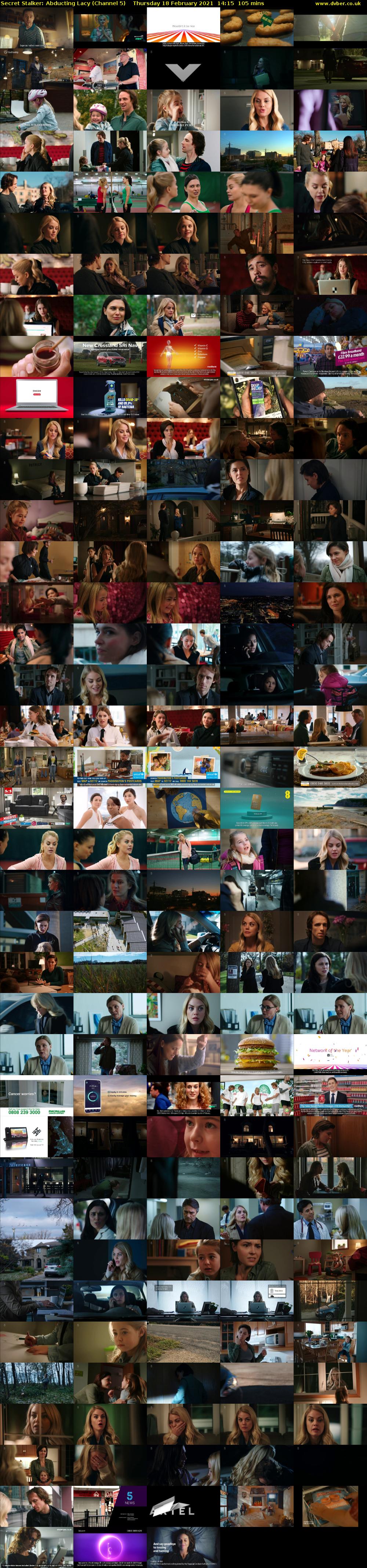 Secret Stalker: Abducting Lacy (Channel 5) Thursday 18 February 2021 14:15 - 16:00