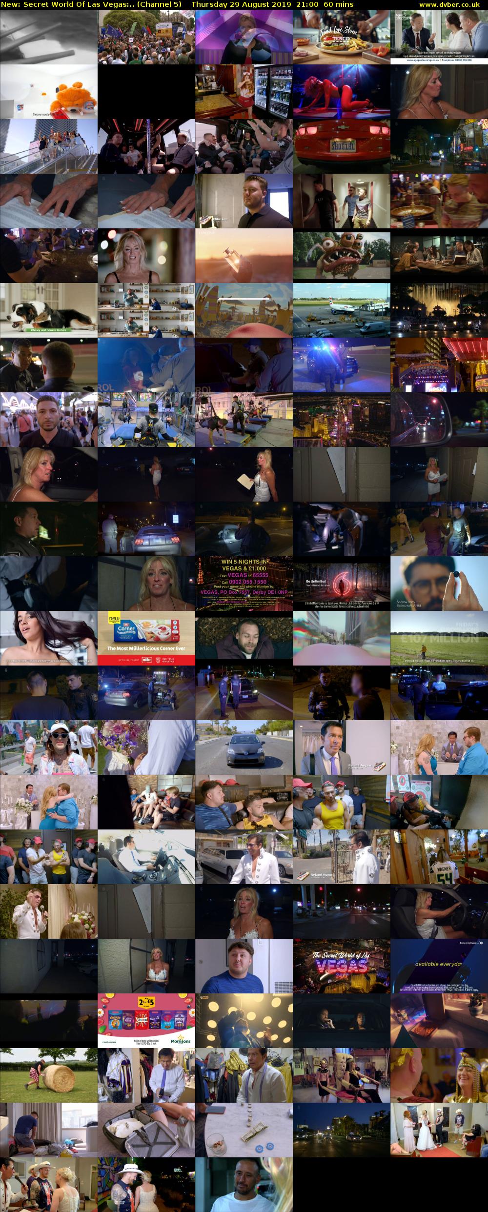 Secret World Of Las Vegas:.. (Channel 5) Thursday 29 August 2019 21:00 - 22:00
