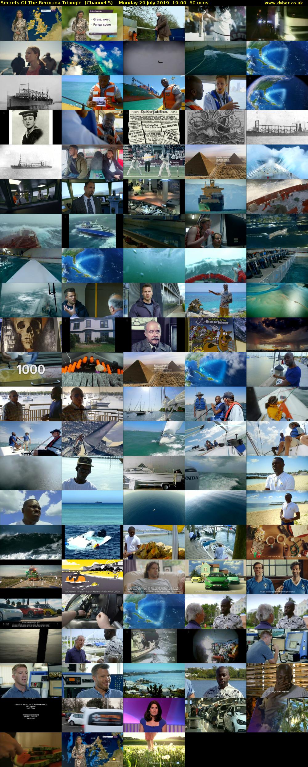 Secrets Of The Bermuda Triangle  (Channel 5) Monday 29 July 2019 19:00 - 20:00
