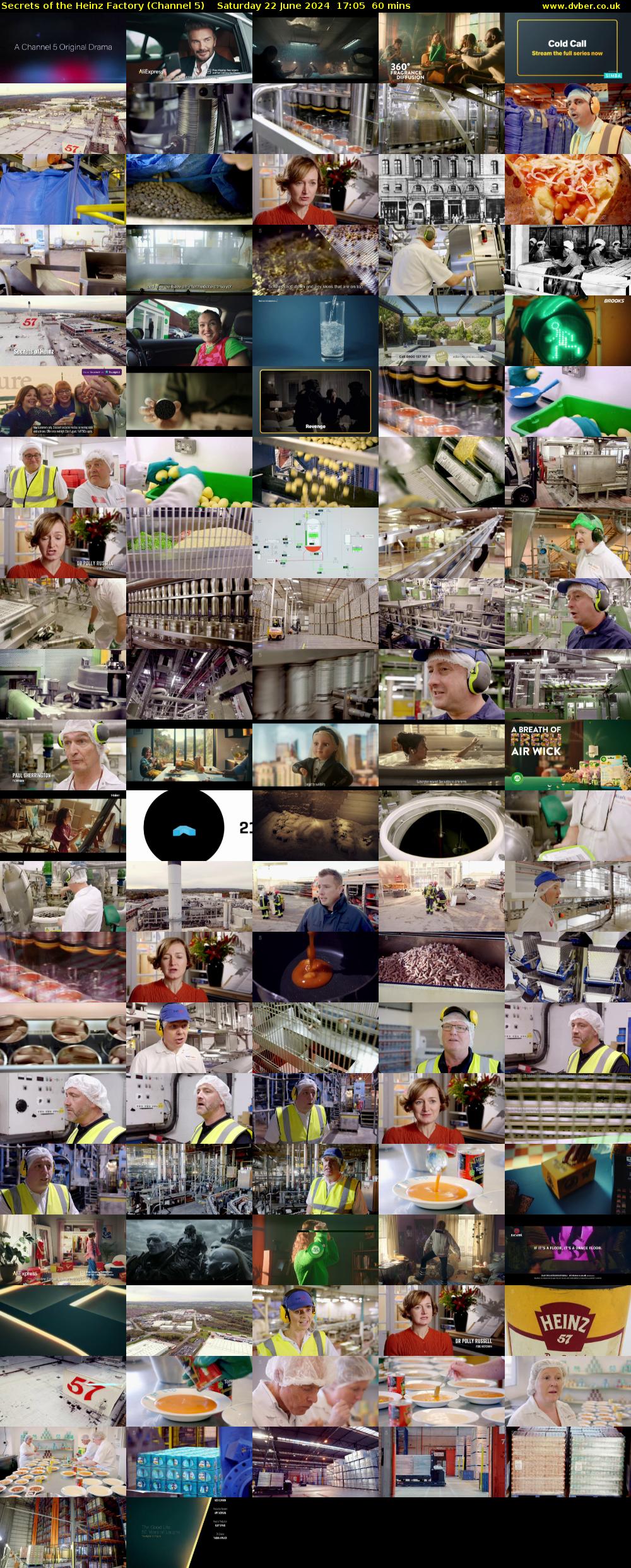 Secrets Of The Heinz Factory (Channel 5) Saturday 22 June 2024 17:05 - 18:05