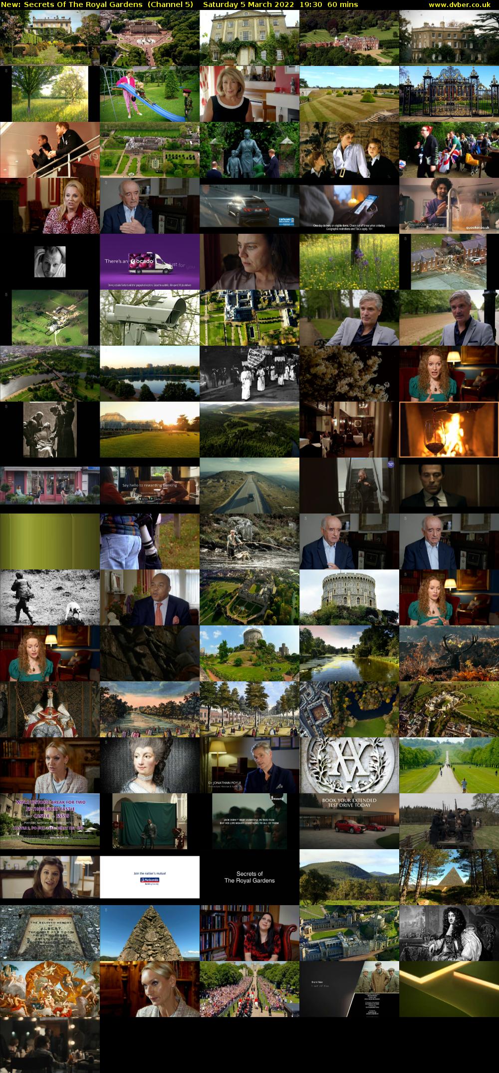 Secrets Of The Royal Gardens (Channel 5) Saturday 5 March 2022 19:30 - 20:30